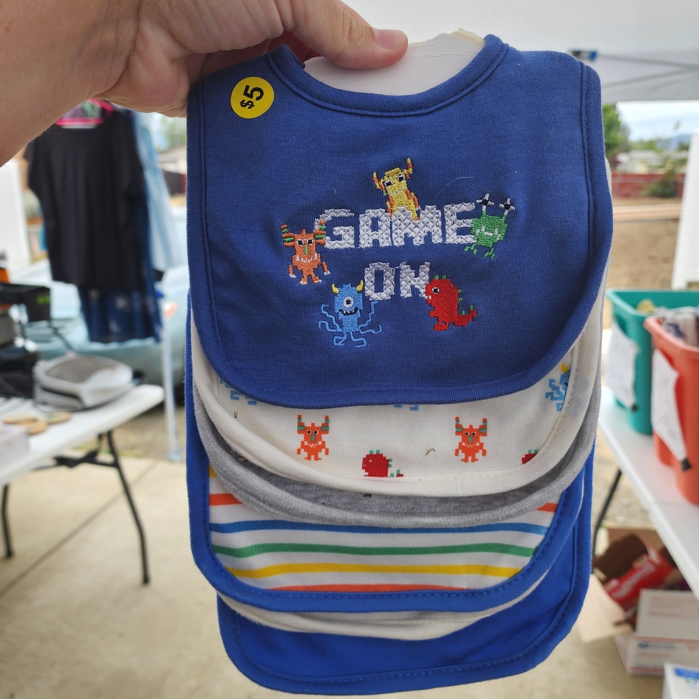 Little Me Monster Kids Bibs